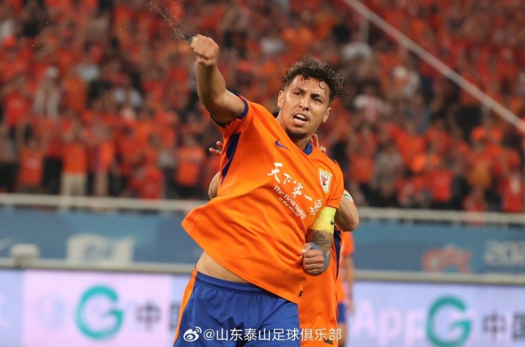山东泰山主场3-1青岛海牛，齐鲁德比全取三分