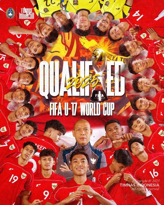 印尼国少两连胜提前出线 队史首次经预选赛闯入U17世界杯