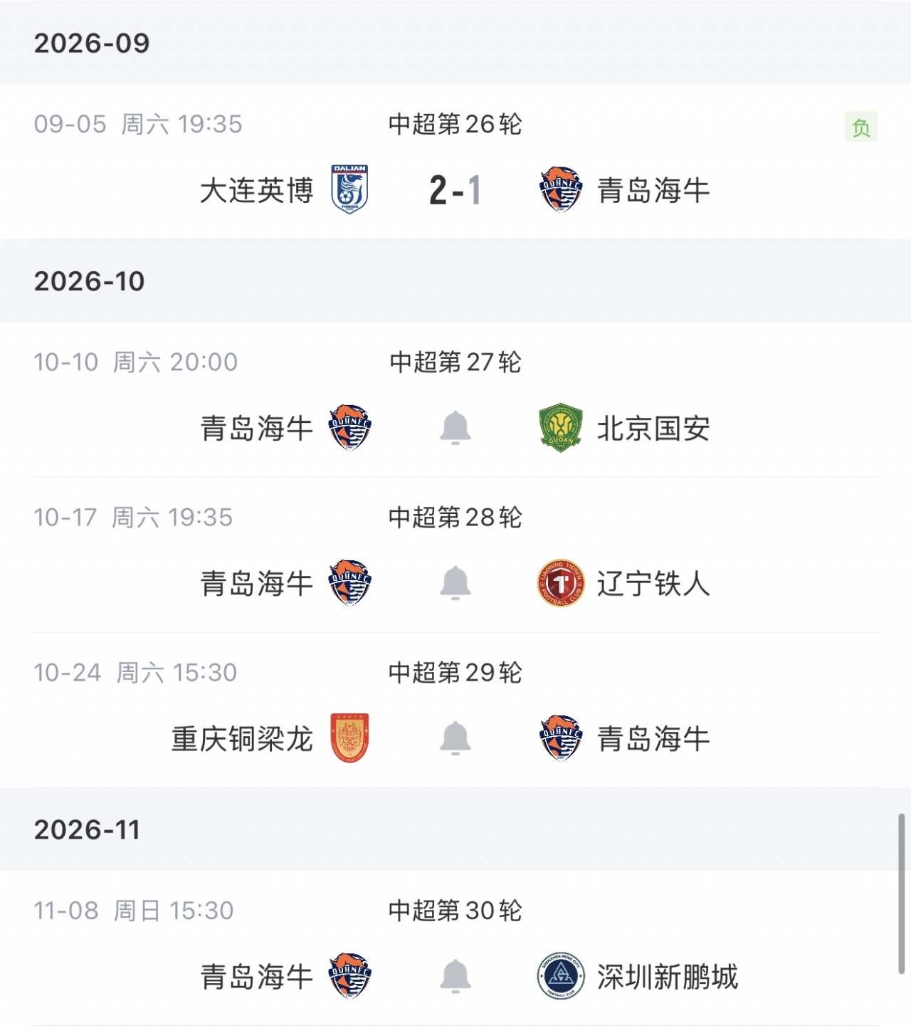 最快下轮降级!9连败海牛剩余4场必须全胜,才有一线保级可能 最快下轮降级!9连败海牛剩余4场必须全胜,才有一线保级可能