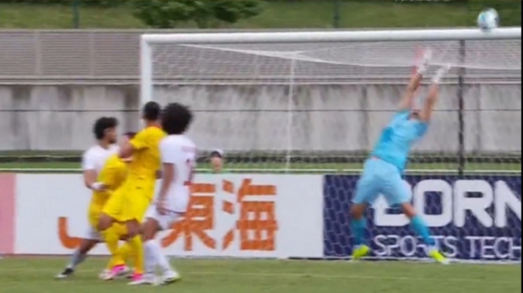 亚运会-U23国足0-0伊朗U23 小组第2末轮将战阿联酋 吴曦远射中框